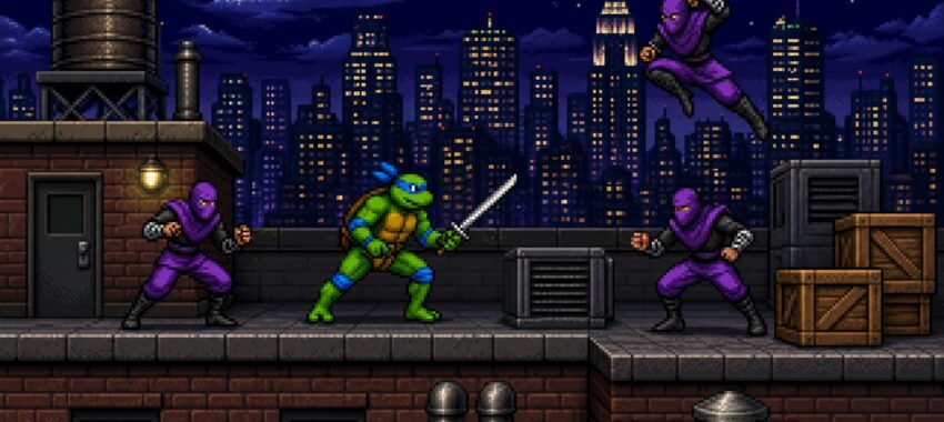 TMNT: Epic Mutant Missions : éliminez le Foot Clan sur mobile