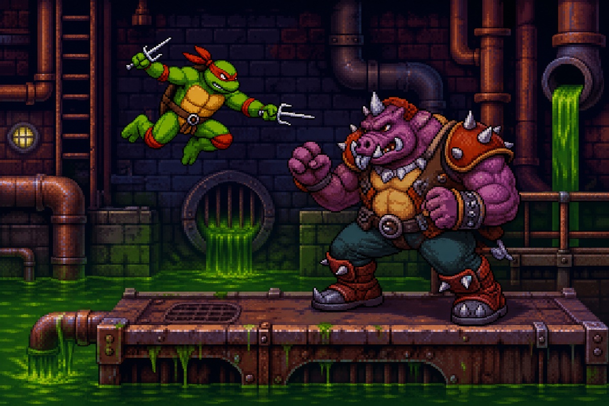 Gameplay d’un jeu comme TMNT: Epic Mutant Missions