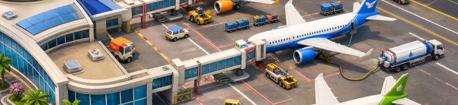 Gameplay d’un jeu comme Airport Rush