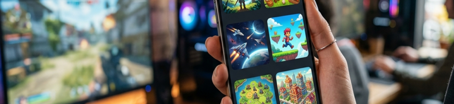 Illustration d’un catalogue similaire aux jeux iOS