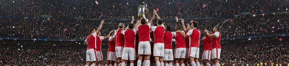 Joueurs d’Arsenal lors de leur victoire en Community Shield