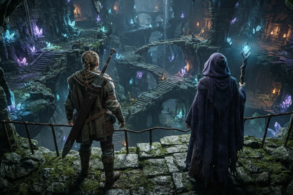 Gameplay d’un jeu similaire à Dungeon Odyssey