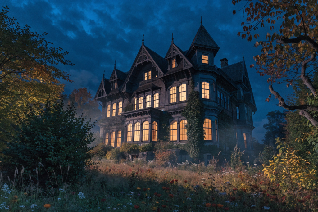 Maison victorienne mystérieuse dans l'esprit de Les Ensorceleuses 2
