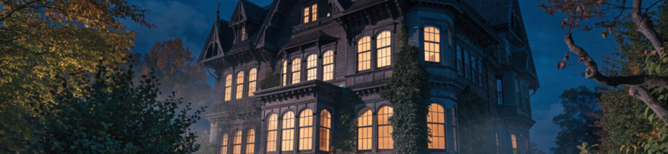 Maison victorienne mystérieuse dans l'esprit de Les Ensorceleuses 2