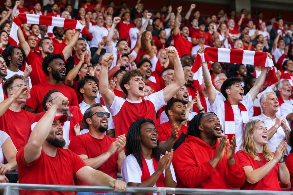 Les supporters d’Arsenal
