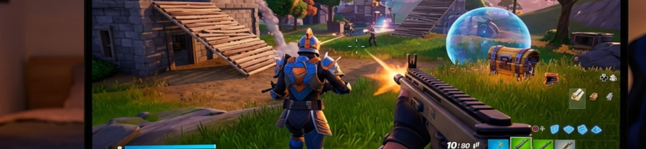 Gameplay d’un jeu similaire à Fortnite
