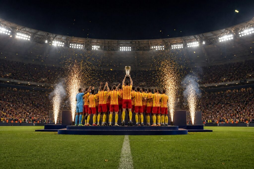 Les joueurs du RC Lens