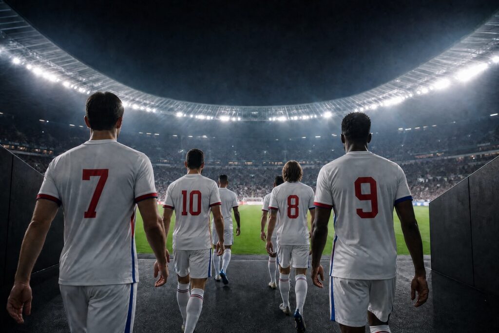 Les joueurs de Lyon
