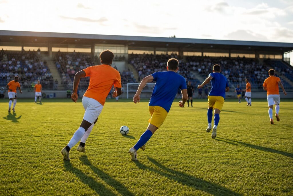 Match amical de football