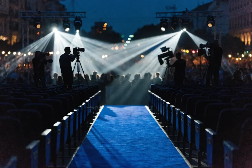 tapis bleu festival de cinéma dans l'ambiance d'Angoulême 2026 comme dans Ni vue ni connue
