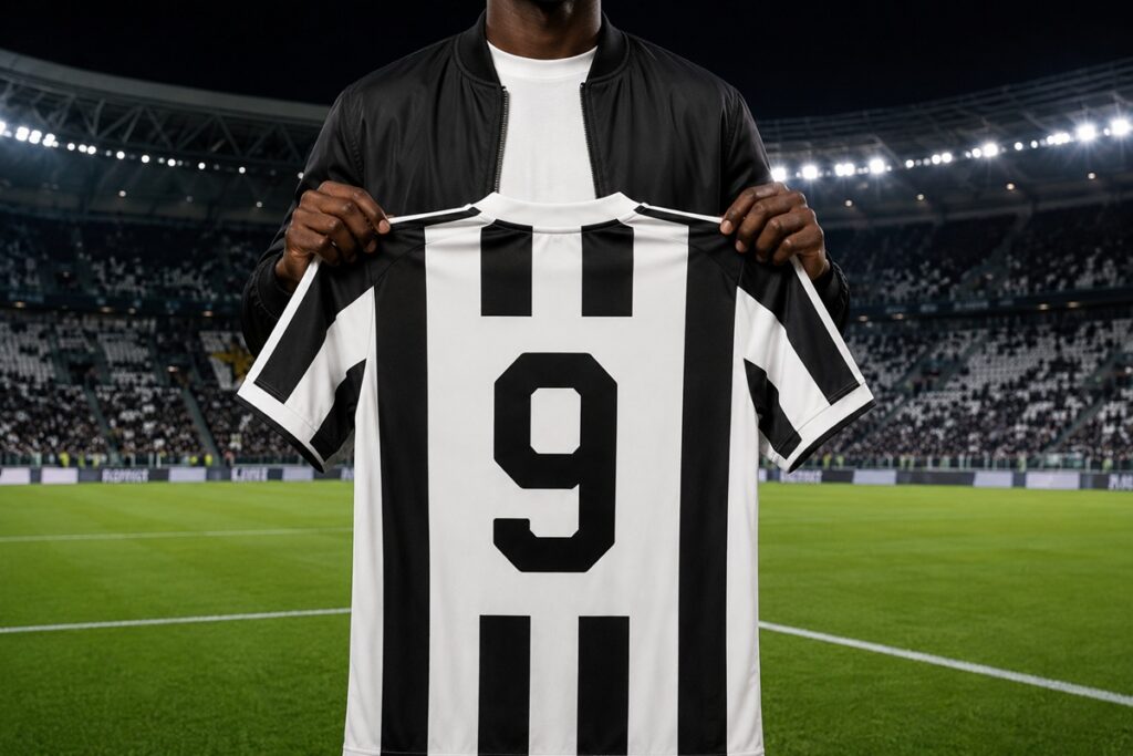 Illustration du transfert de Randal Kolo Muani à la Juventus