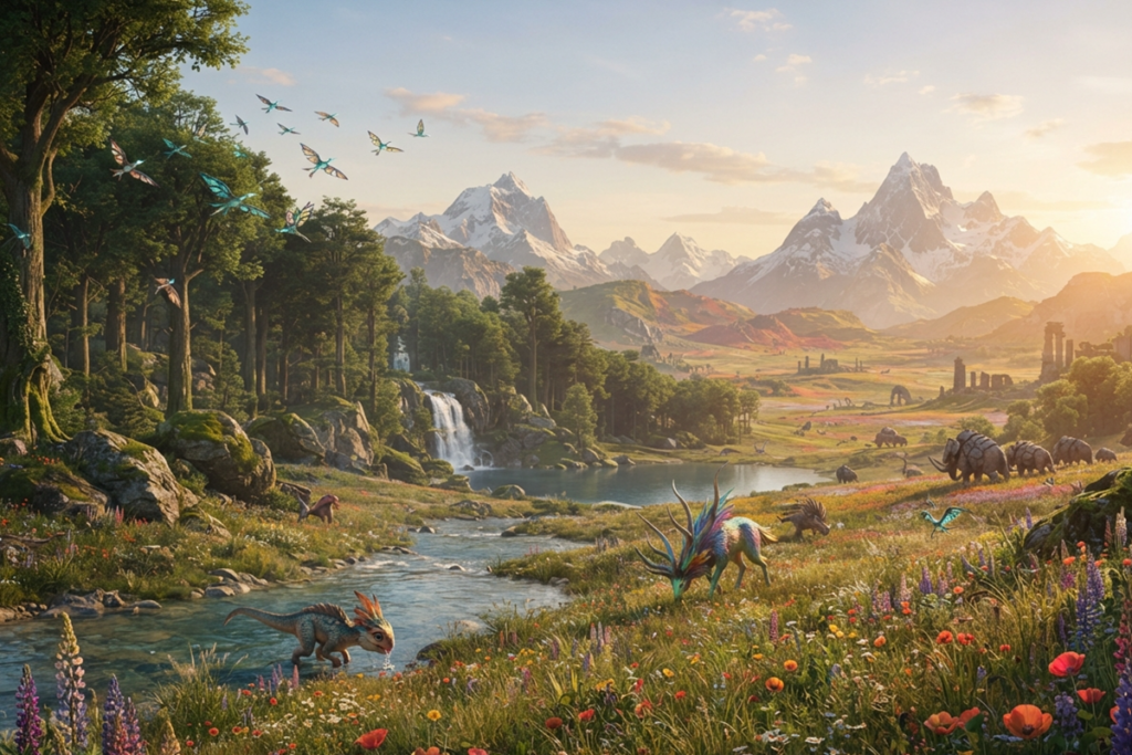 Gameplay d’un jeu similaire à Palworld