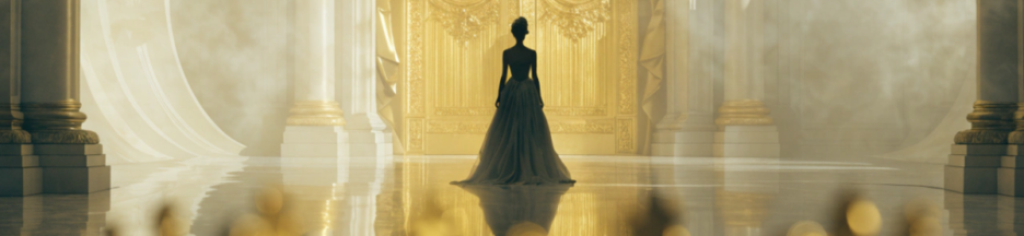 Silhouette d’une Princesse devant une porte évoquant Princess Diaries 3