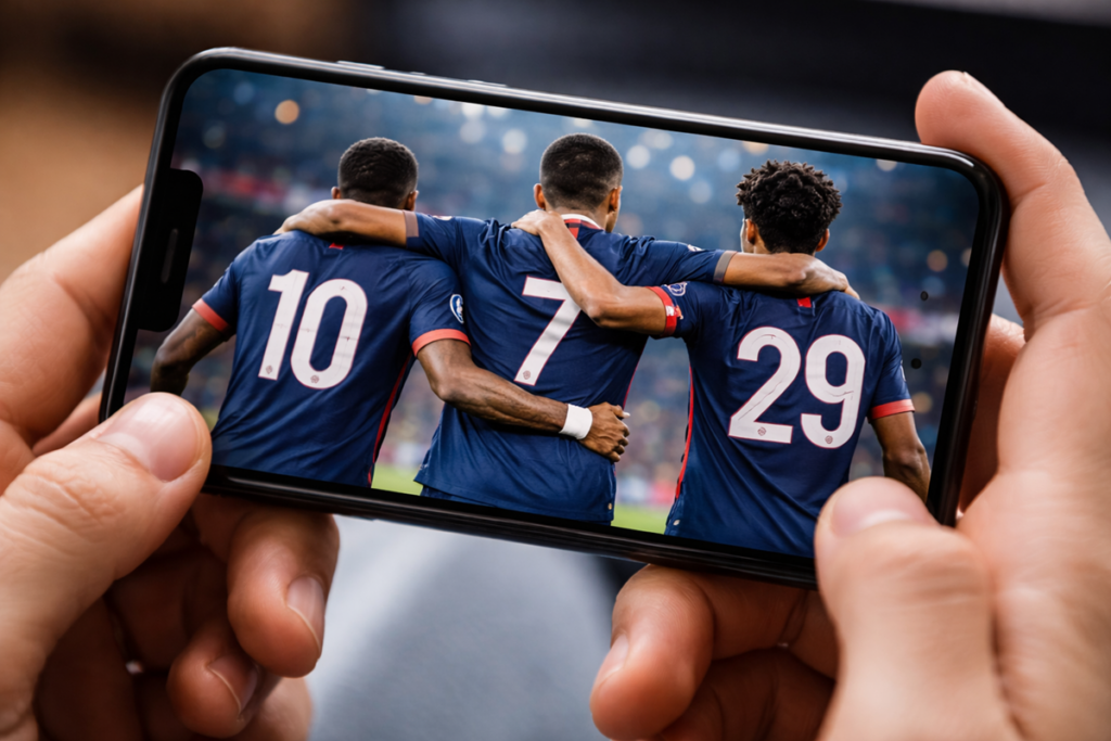 Les joueurs du PSG