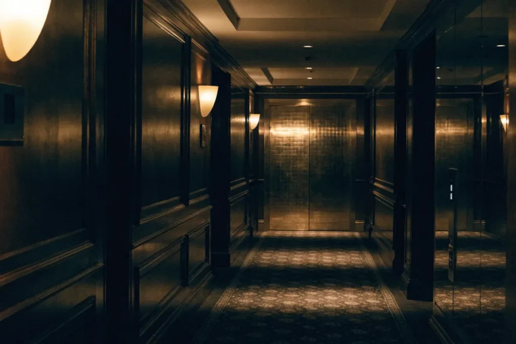 Couloir de luxe dans l'atmosphère du film Sacrifice