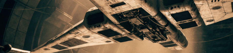 Pilote de dos face à un chasseur spatial comme dans Star Wars Starfighter