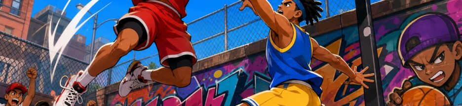 Gameplay d’un jeu comme Street Basketball