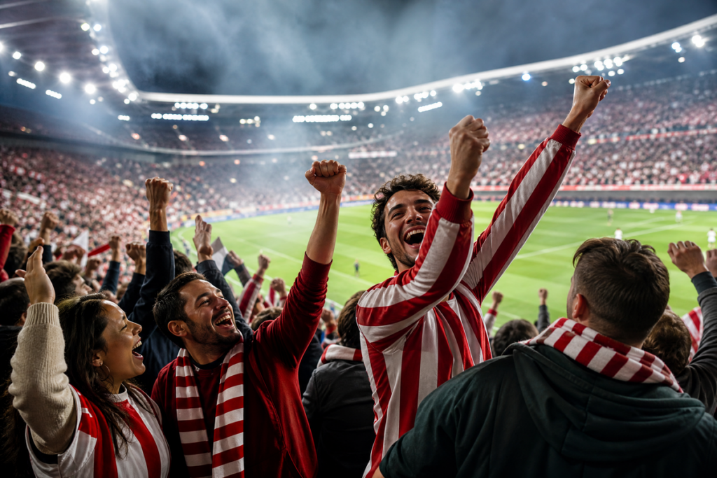 Les supporters de l’Atlético de Madrid