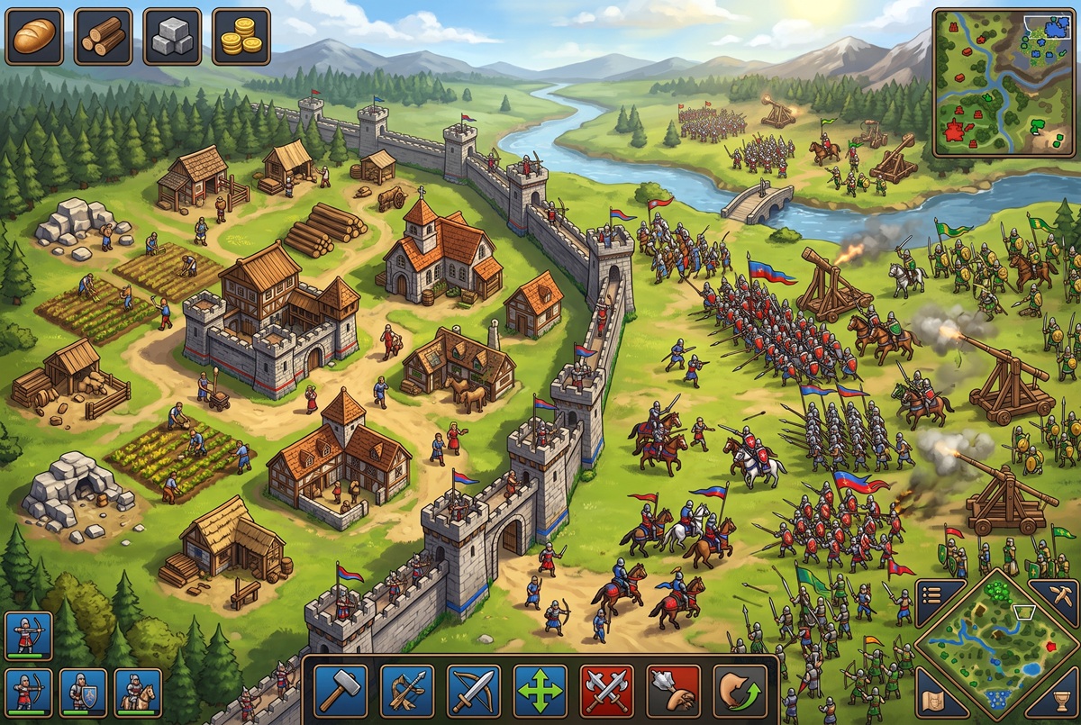 Gameplay d’un jeu comme Age of Empires