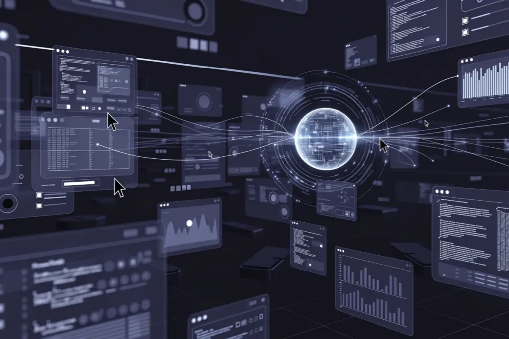 Agents IA autonome contrôlant plusieurs interfaces numériques