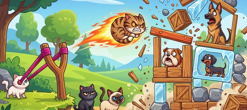 Angry Cats : les félins en colère débarquent sur votre mobile