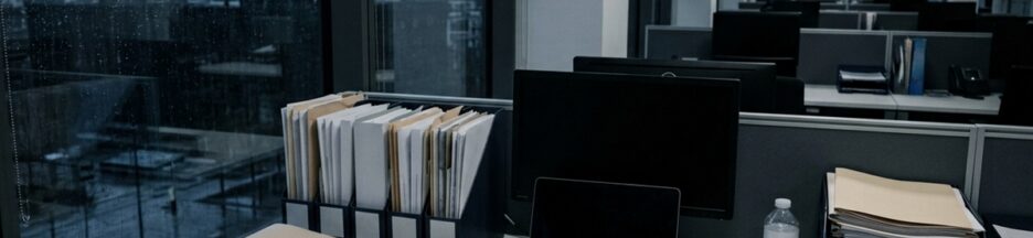 Bureau moderne d’une grande compagnie d’assurances