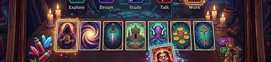 Gameplay d’un jeu comme Cultist Simulator