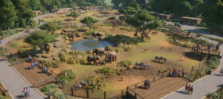 Planet Zoo 2 : le jeu de simulation ajoute les réserves naturelles