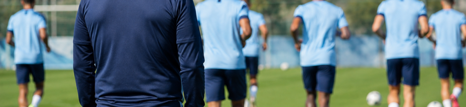 Entraîneur de l’OM et les joueurs