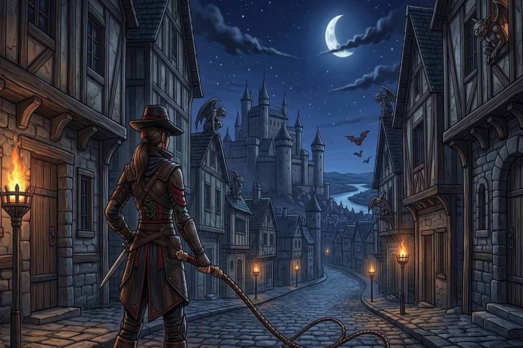 Gameplay d’un jeu d’action-aventure similaire à Castlevania