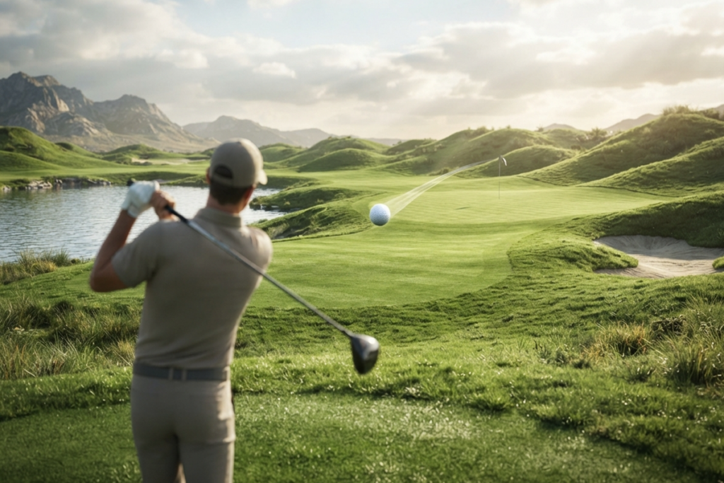 Gameplay d’un jeu de sport comme Golf Rival