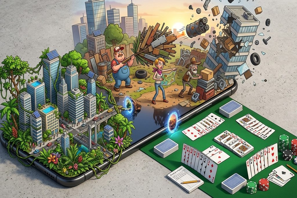 Illustration de trois jeux gratuits à découvrir en septembre