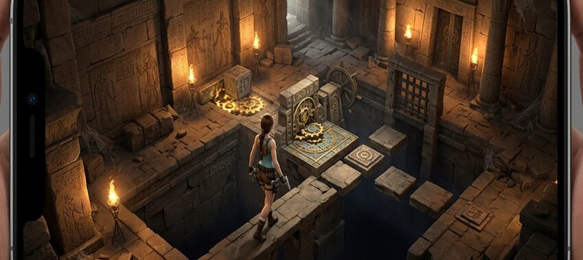 Jeux mobiles : testez Lara Croft and the Temple of Osiris et Knightica