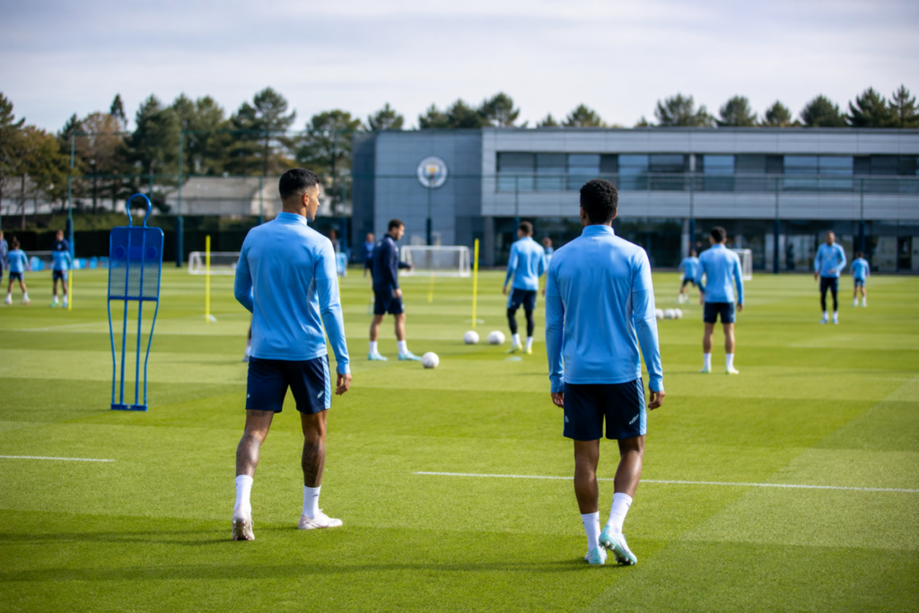 Illustration joueurs de Manchester City