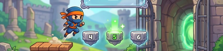 Gameplay d’un jeu comme Math Quest
