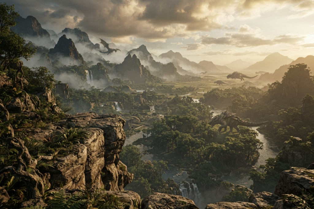 Gameplay d’un jeu similaire à Monster Hunter Outlanders