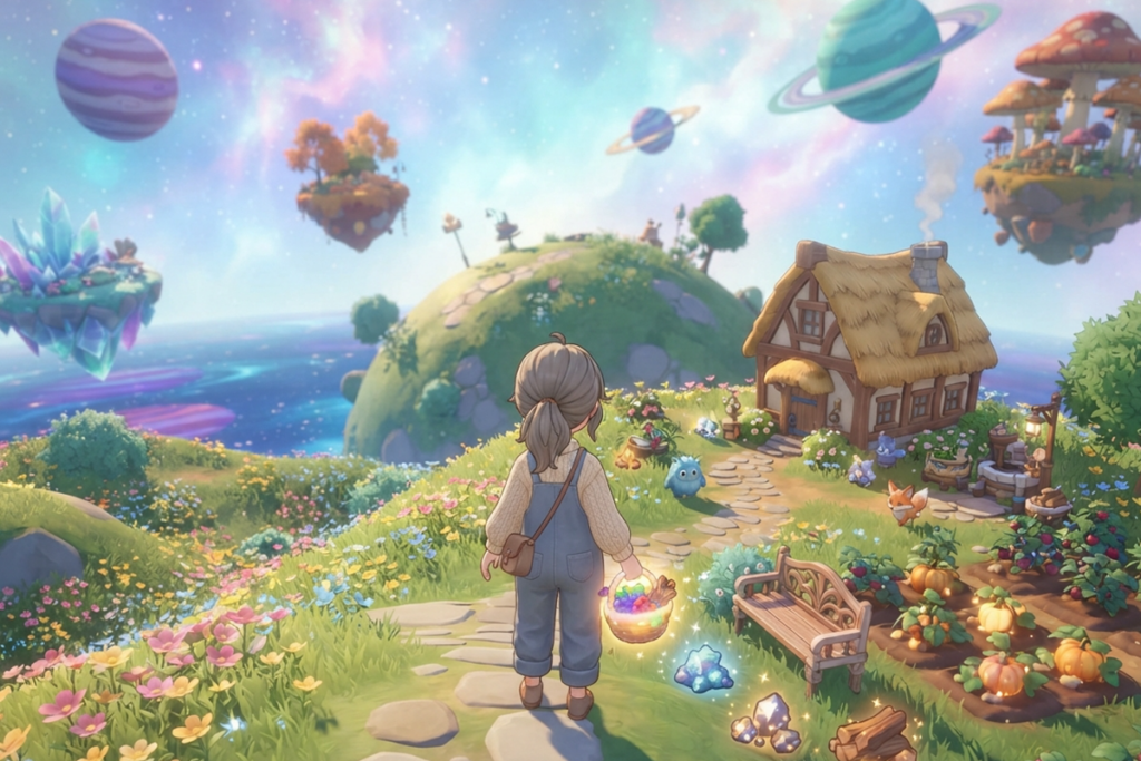 Un jeu cosy comme Petit Planet sur mobile