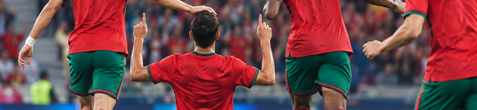 Illustration joueurs du Portugal après un but