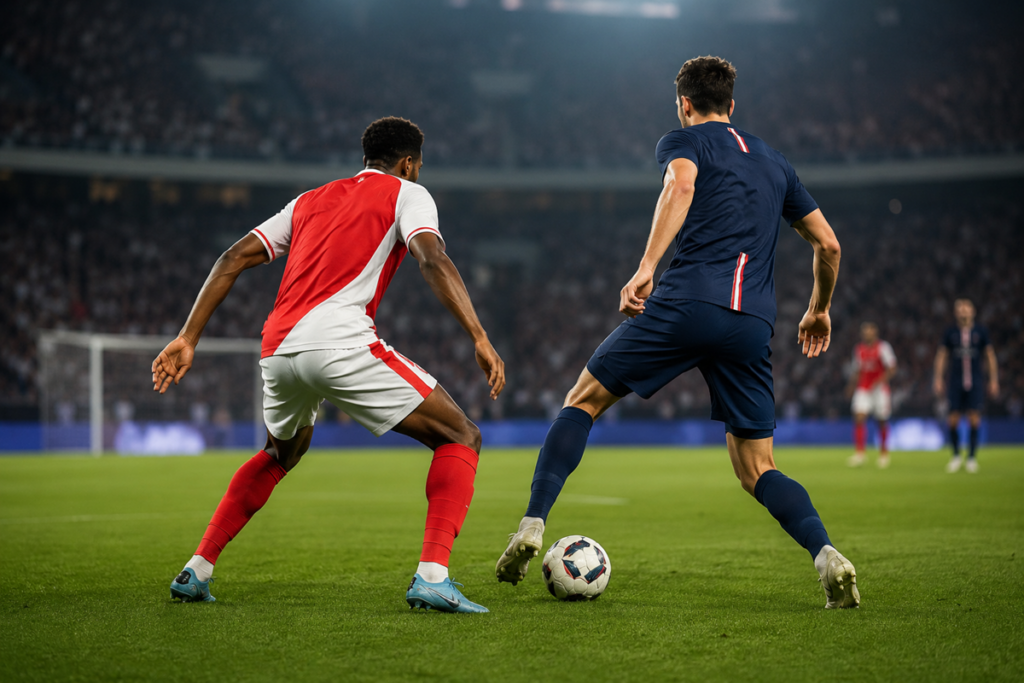 Illustration match PSG vs AS Monaco
