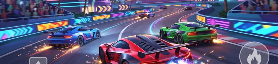 Gameplay d’un jeu comme Rogue Racing