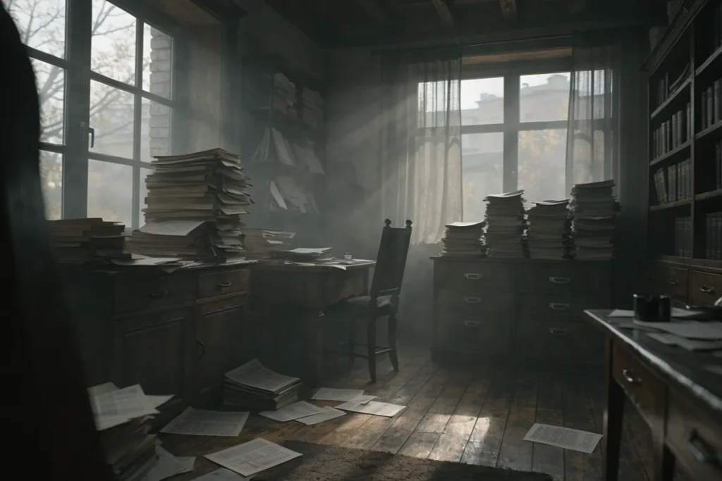 Une équipe d'agents désabusés dans un bureau vétuste évoque l'univers de Slow Horses saison 6