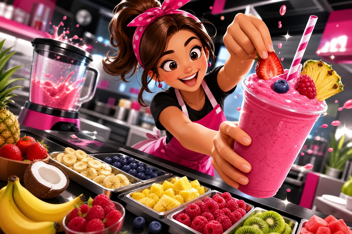 Gameplay d’un jeu comme Smoothie Maker Deluxe