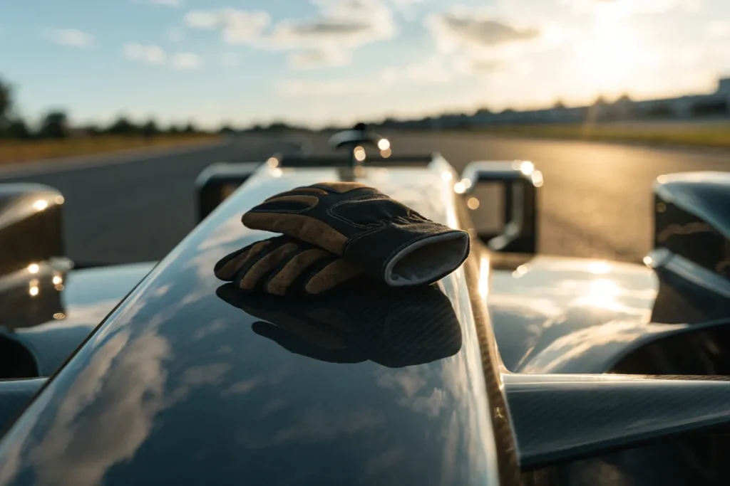 Détail symbolisant la romance au cœur de l'adaptation Throttled sur fond de Formule 1