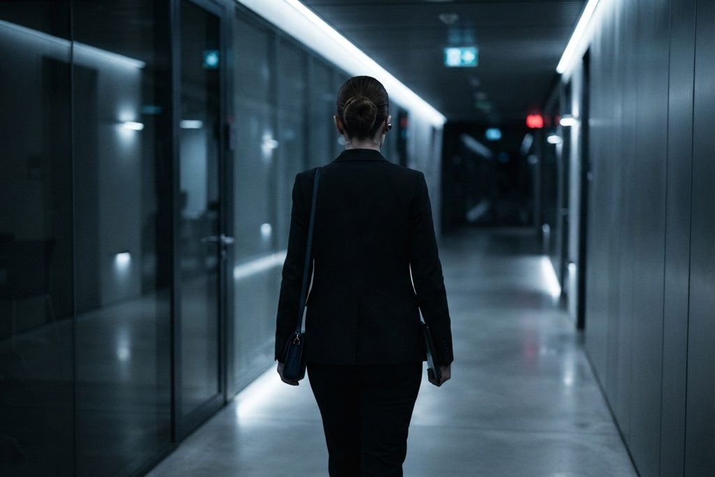 Agente secrète en pleine mission