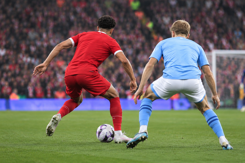 Illustration match de Premier League entre Liverpool et Manchester City