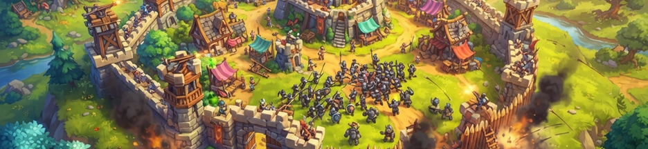 Gameplay d’un jeu de stratégie comme Clash of Clans