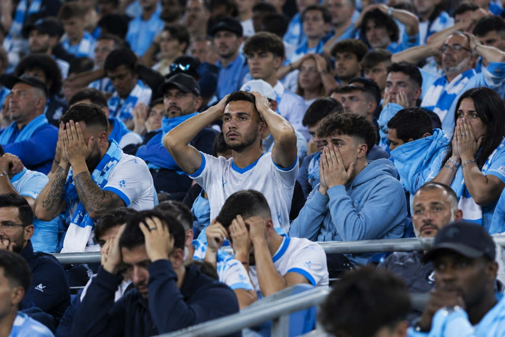 Supporters de l’OM en tribunes