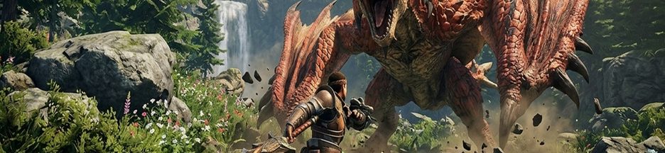 Un chasseur dans le jeu vidéo Monster Hunter Rise