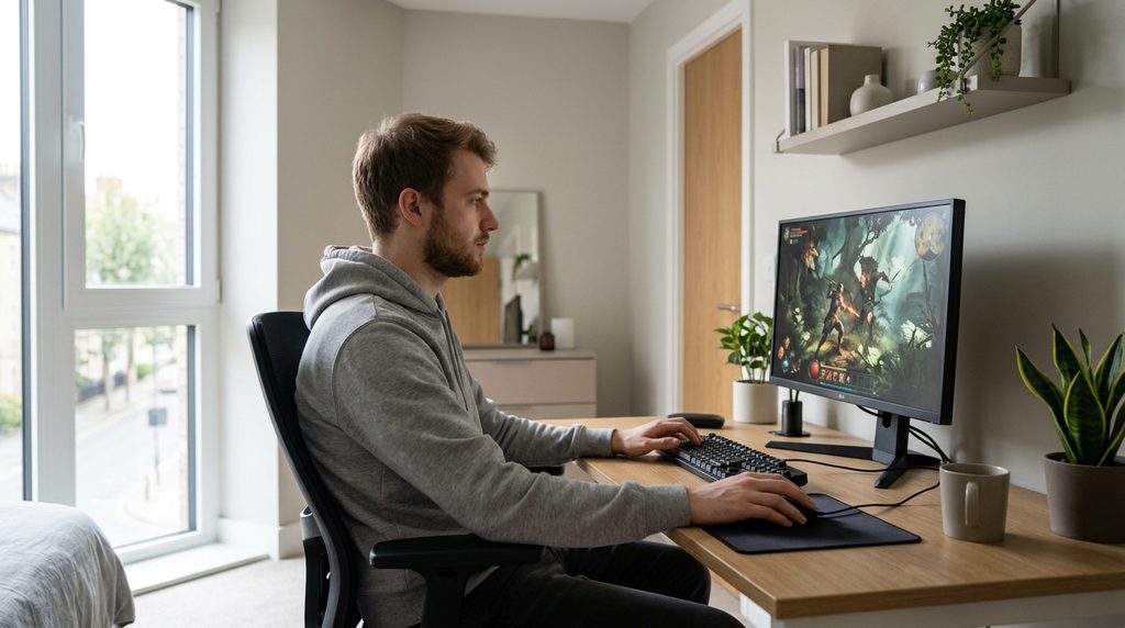 Un joueur qui teste un nouveau jeu du Xbox Game Pass
