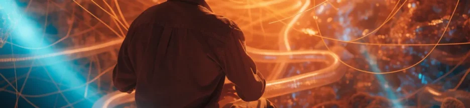 Une silhouette devant des lumières de club évoquant HUGEL Snoop Dogg